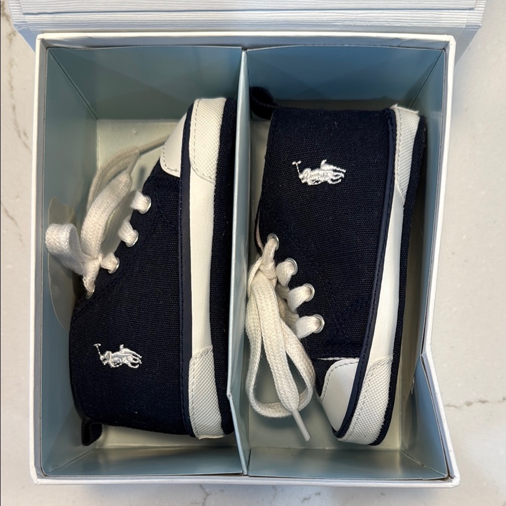 Ralph Lauren Navy Blue Sneakers Shoes